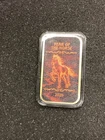 Year of the Horse "WILDFIRE EDITION" 1 oz .999 Fine Silver - Gilded - Capsule