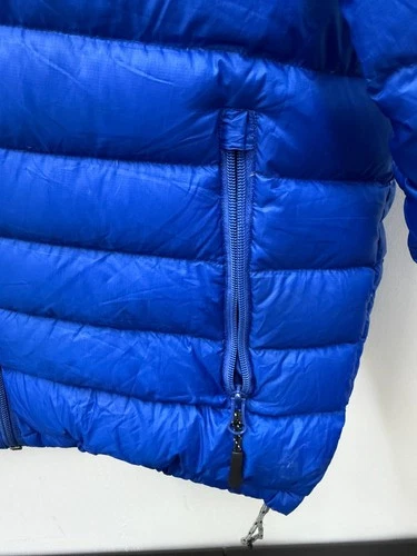 Wild Sports 900 Super Down Jacket Men's M Blue 700 Fill Hooded Puffer Nepal image 3