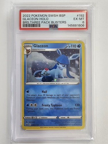 Glaceon graded PSA 6 for sale on eBay
