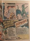 1975 Aurora model Ad Pom Poms TARZAN PREHISTORIC Scenes Models T-Rex Sabretooth  — photo 4