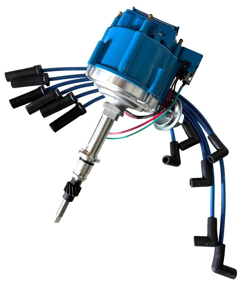 Distribuidor electrónico HEI + Juego de cables FJ40 FJ60 2F 3F 4L V6 1960-90 Foto 3 de 4