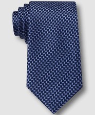 Michael Kors Men's Blue Neat Silk Neck Tie 57x3.25