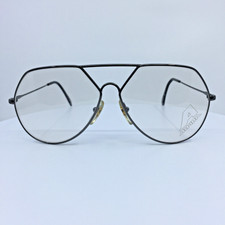 New Vintage Alpina 3425036 Eyeglasses C. Shiny Gunmetal 62-12-135mm W. Germany