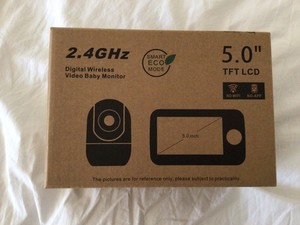 HELLO BABY DIGITAL WIRELESS VIDEO BABY MONITOR 5.0” NEW