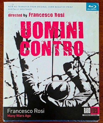 Uomini Contro (Many Wars Ago) Blu ray DVD Francesco Rosi Factory Sealed