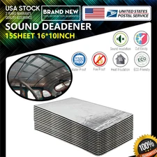 16SQFT AUTOMOTIVE SOUND DEADENING HIGH QUALITY HEAT BARRIER NOISE REDUCTION