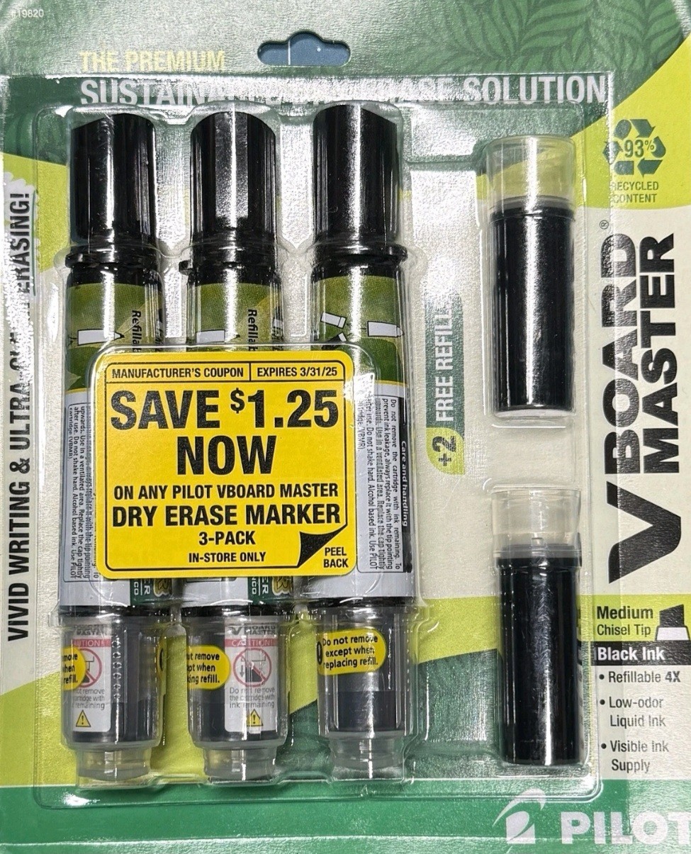 Black 3 Pk+2 Refills
