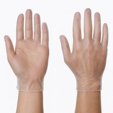 Vinyl & Nitril Latex Einweghandschuhe schwarz blau transparent für medizinisches Labor