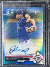 Maese, Justin - 2017 Bowman Chrome Prospect - Autograph - 115/150