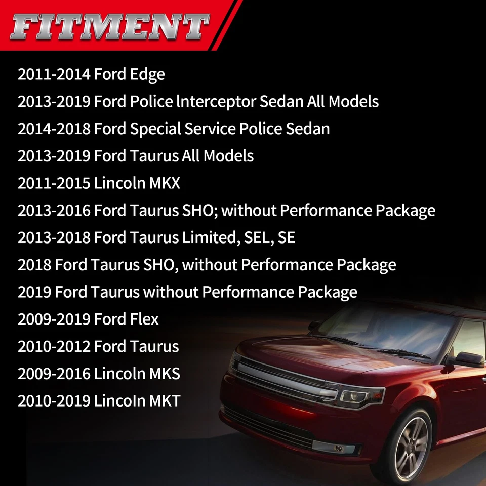 Pair Front Wheel Hub Bearing For 2010-2019 Ford Taurus Flex Lincoln MKS MKT - Изображение 2 из 4