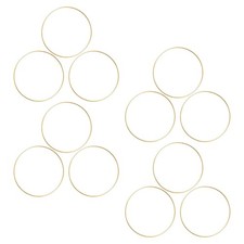 12 Pcs Hoops to Make Dream Catchers Metal Circles for Floral Rings