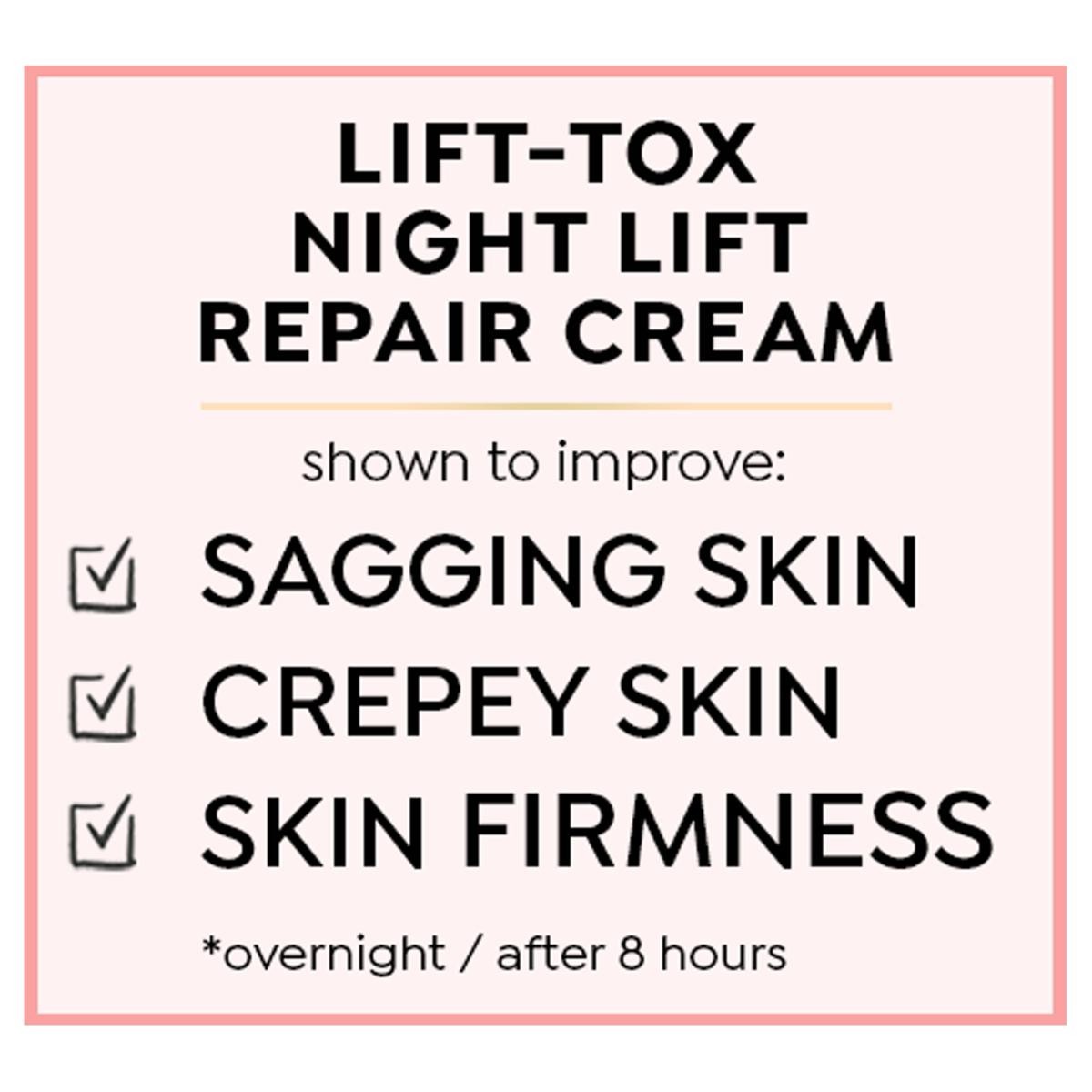 Nakery Beauty LIFT-TOX Night Lift Repair Restore Cream 2.0 fl oz 60 mL NIB