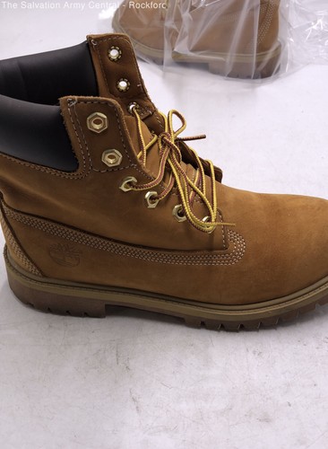 Timberland Damen Braun Leder Schnürung Runde Spitze Stiefeletten Arbeitsstiefel Größe US 6,5