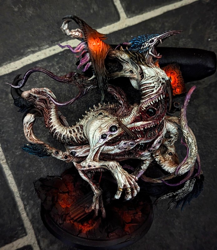 Creature Caster King Of Malefica Lord Of Change Painted thousand sons daemons