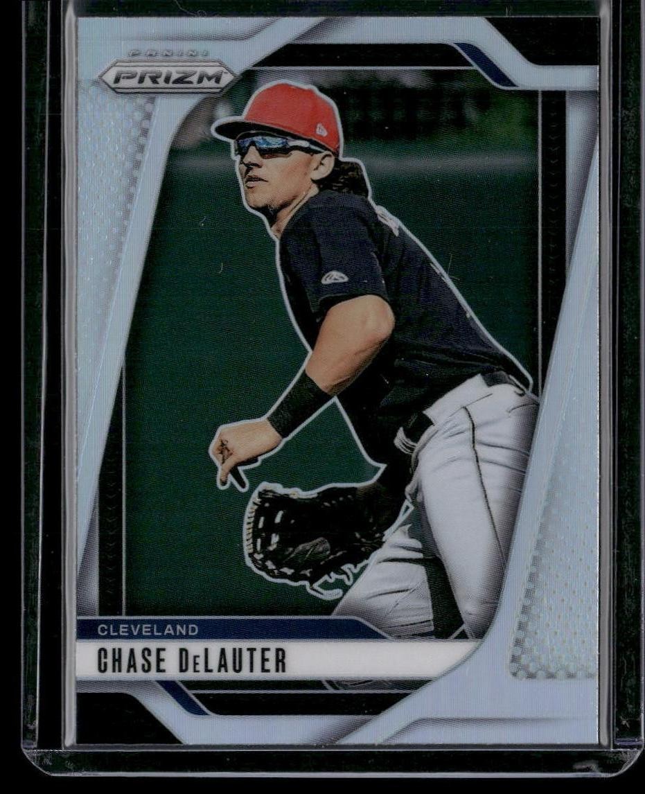 2025 Panini Prizm #7 Chase DeLauter Silver Prizms