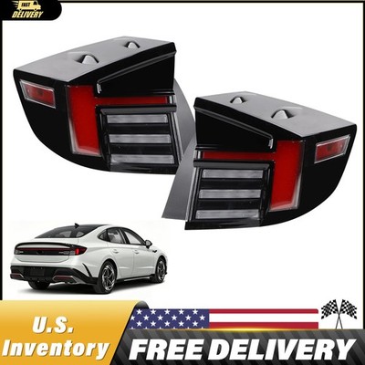 Pair Full LED Outer Tail Light Left & Right Side For Hyundai Sonata 2024-2025