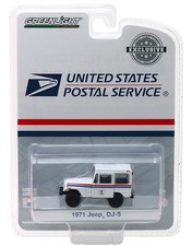 1971 JEEP DJ-5 UNITED STATES POSTAL SERVICE WHITE 1/64 CAR GREENLIGHT 29997-B