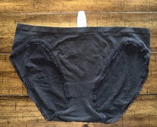 Victoria  s Secret Stretch Bikini Panty Large L NWT Black