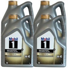 4x5 Liter Mobil 1 FS 0W-40 Motoröl 0W40 BMW LL-01 Mercedes 229.5 Porsche A40 VW 4x5 Liter Mobil 1 FS 0W-40 Motoröl 0W40 BMW LL-01 Mercedes 229.5 Porsche A40 VW