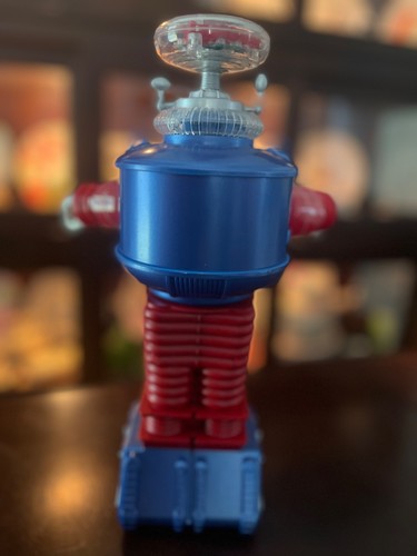 DIAMOND SELECT Lost in Space Electronic Retro B-9 Robot Red & Blue PRISTINE COND - 第 5/10 張圖片