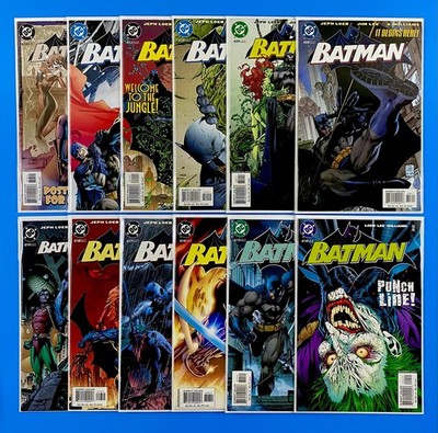 Batman #608-619 DC (2003) Complete Set   1st App Hush Jim Lee Lot Of (12)  