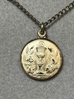 12k BLI Communion Chalice Medal Pendant Charm On 14kGf BLI Chain In Original Box — photo 1