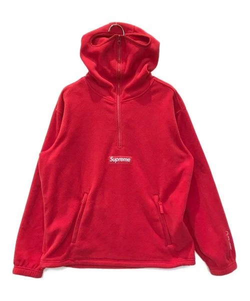 Pull demi fermeture éclair masque visage S Polartec