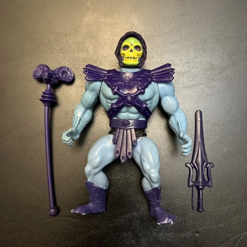 Vintage MOTU Masters of the Universe Figure Skeletor 1981 Complete Soft Head
