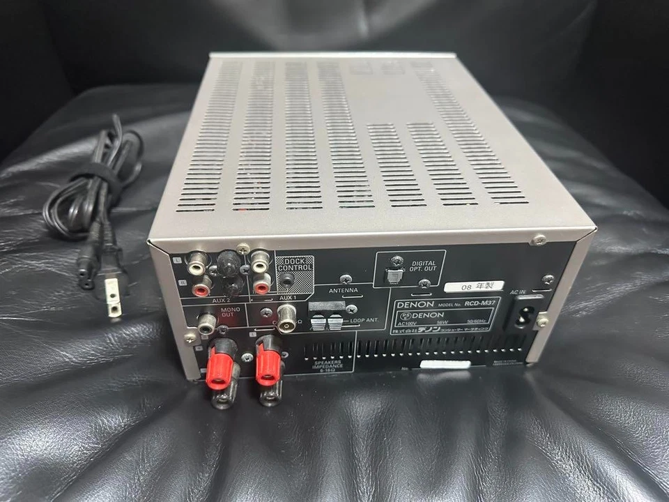 DENON RCD-M37 CD RECEIVER CD-R/RW Amplifier 30W+30W 6Ω AC100V 50/60Hz 56W - Image 3 of 4