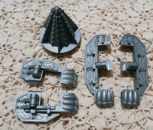 TMNT TEENAGE MUTANT NINJA TURTLES DRILL Armor Parts Lot MUTANT MODULE Vintage