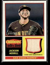 2025 Topps Heritage #CCR-JME Jackson Merrill bat card San Diego Padres