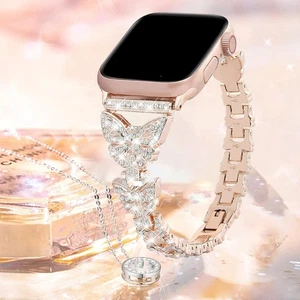Bande de bling-bande iWatch Bande pour Apple Watch Series 11 10 9 8 7 6 5 4 3 SE 2 1 38-49MM