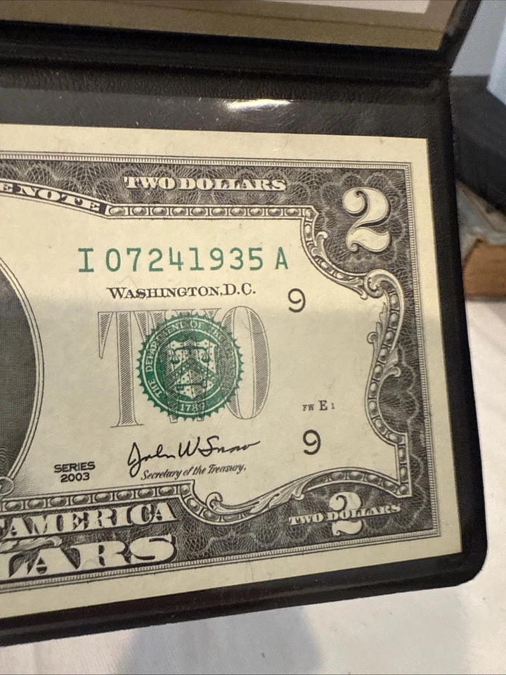 2003 An Uncirculated in Holder US Monetary Exchange $2.00 collectors - Image 3 of 4