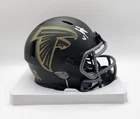 BIJAN ROBINSON Signed Auto Atlanta Falcons STS Mini Helmet BECKETT Witnessed