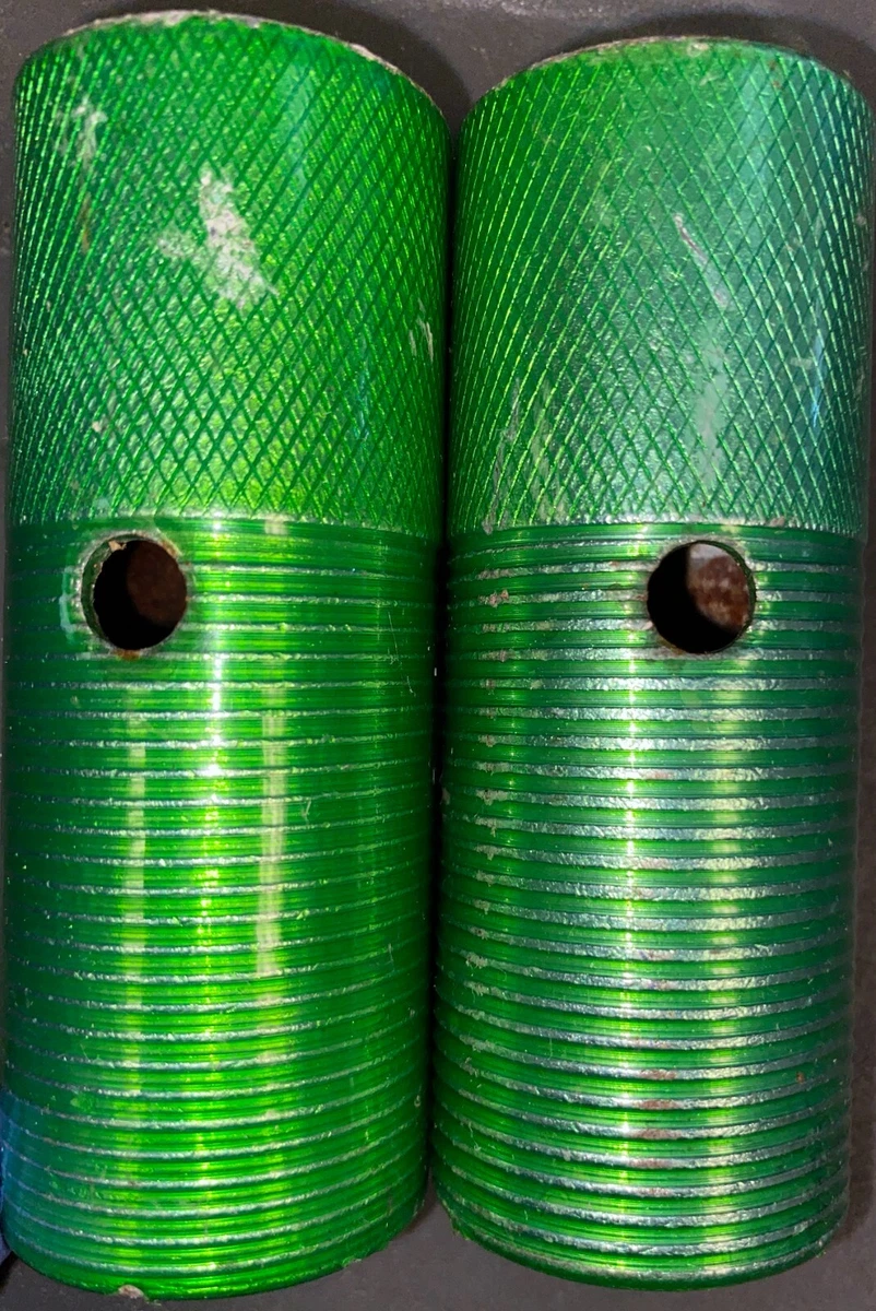 Green clearance bike pegs