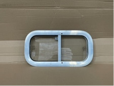 Horsebox Window 19 1/4 x 10 1/4 Side Slider Mill & Clear