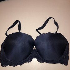 Victoria s Secret Dream Angels 32DD Blue Lined Demi Underwire Bra