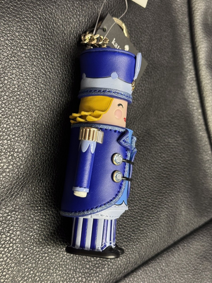Kate Spade Oh What Fun 3D Nutcracker Key Chain KJ963 Blue