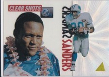 BARRY SANDERS Detroit Lions Football Card RARE 1995 PINNACLE $$ CLEAR SHOTS!