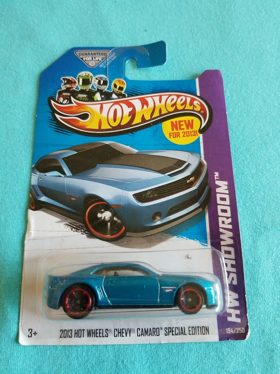2013 Hot Wheels CHEVY CAMARO SPECIAL Blue 194/250 BENT CARD 2013 Hot Wheels CHEVY CAMARO SPECIAL Blue 194/250 BENT CARD