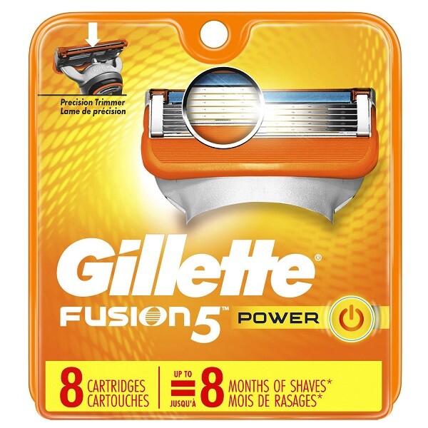 Gillette Fusion 5 power Razor Blade refills Pack of 8