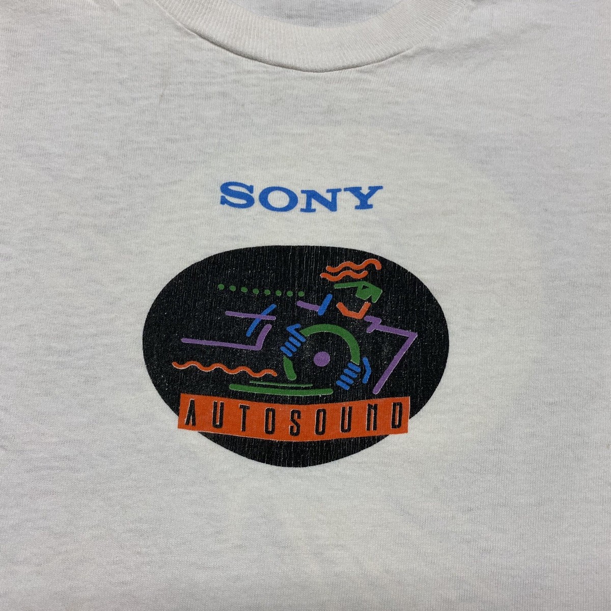 トップス 90's SONY PROMO LS TEE WHITE XL SONY Tee | noverlap