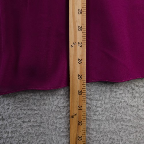 Lauren Ralph Lauren Dress 16 Purple Strapless Evening Gown Pleat Chiffon ALTERED - Picture 6 of 15
