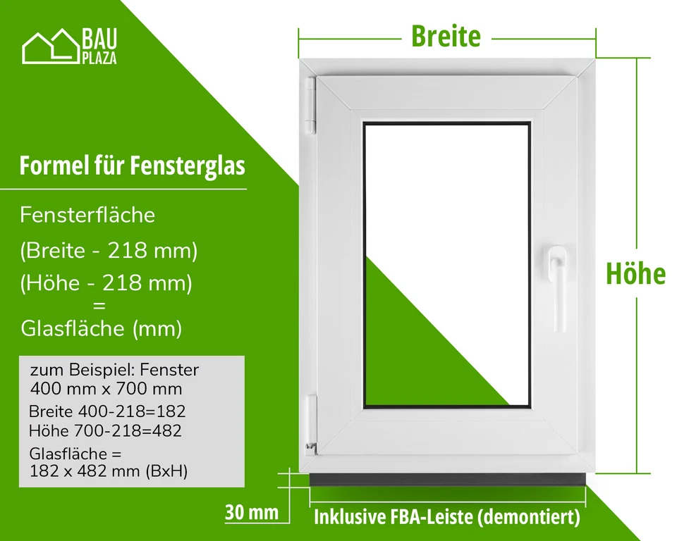 Kellerfenster Kunststofffenster Fenster PVC Weiß - 2 fach Dreh Kipp LAGERWARE - Bild 2 von 4
