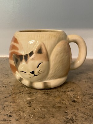 Natural Life Cat mug Cup ''All you need is love and a cat  Large Coffee Mug.