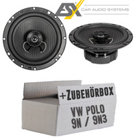 ESX Lautsprecher FüR VW Polo 9N 9N3 Front 16Cm Koax Auto Einbausatz - Einbauset