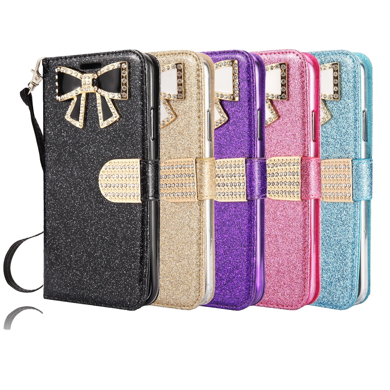 Leather Cell Phone Wallet Cases for LG Shockproof