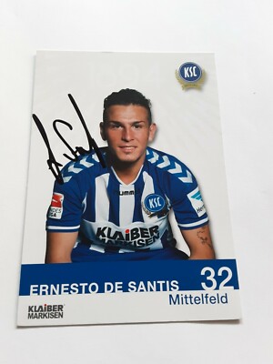 Signierte AK Ernesto de Santis Karlsruher SC NEU