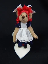 World of Miniature Bears By Theresa Yang 3" Plush Bear Ann #890 Closeout