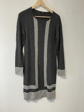Premise Sweater Dress Womens Small Cashmere Blends Stripe Scoop Neck L/S  N14